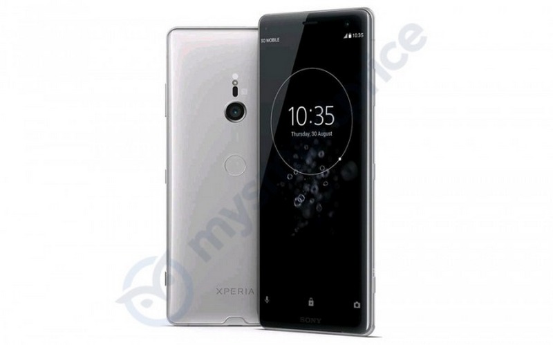 Sony Xperia XZ3 màu bạc lộ ảnh render sắc nét