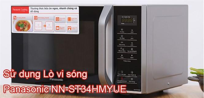 Hướng dẫn sử dụng Lò vi sóng Panasonic NN-ST34HMYUE 25 lít