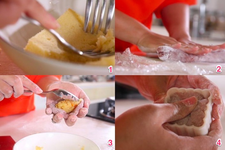 Cách làm bánh trung thu nhân trái cây ngon ngất ngây không cần lò nướng