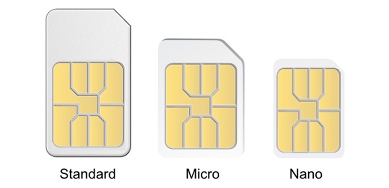 SIM thường, Micro SIM, Nano SIM, eSIM là gì? Có gì khác nhau?