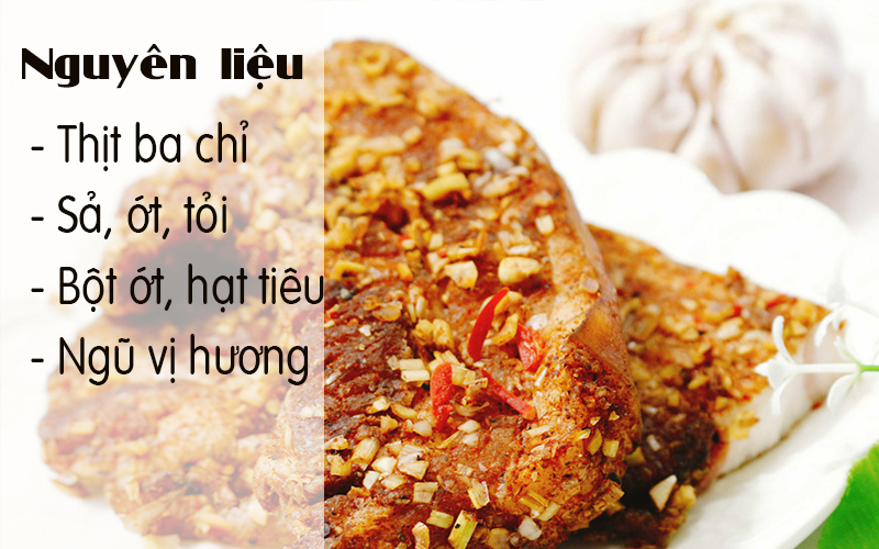 Thịt ba chỉ 1 nắng