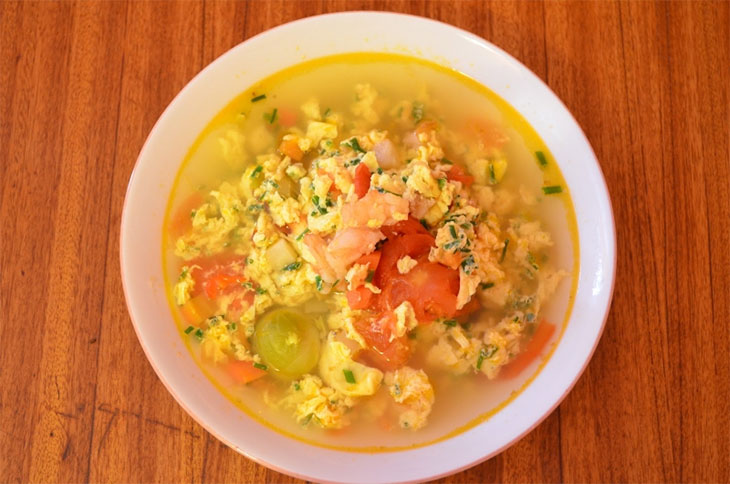 C&aacute;ch nấu canh trứng c&agrave; chua