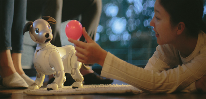 [IFA 2018] Chú chó Robot của Sony "gây bão" với vẻ ngoài đáng yêu, đôi mắt màn hình OLED tích hợp cảm biến