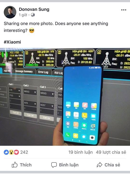 Lộ ảnh thực tế smartphone không viền Mi MIX 3, hỗ trợ cả 5G Lộ ảnh thực tế smartphone không viền Mi MIX 3, hỗ trợ cả 5G