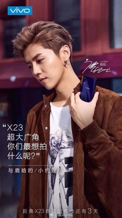 Poster quảng cáo Vivo X23 Poster quảng cáo Vivo X23