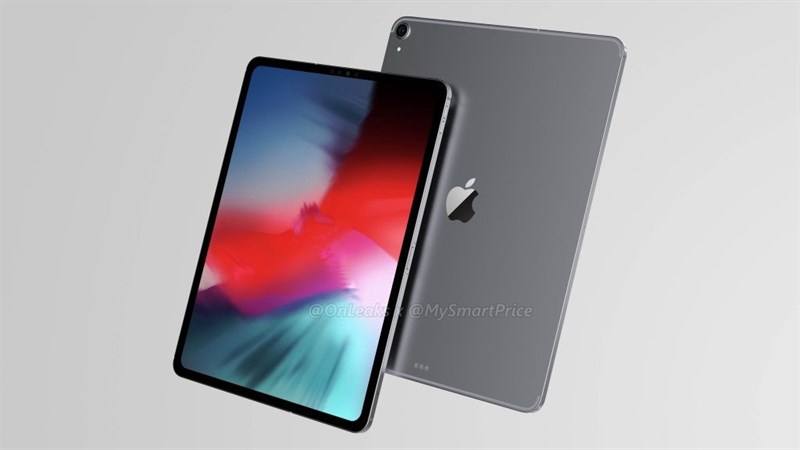 iPad Pro 12.9 (2018) lộ ảnh render kèm video sắc nét