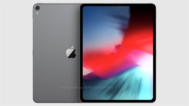 iPad Pro 12.9 (2018) lộ ảnh render kèm video sắc nét
