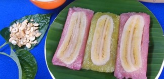 Cách làm món bánh nậm nhân chuối ngon không tưởng
