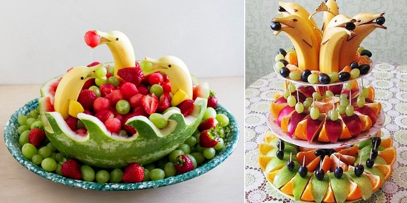 Decorate the food tray with cute dolphins