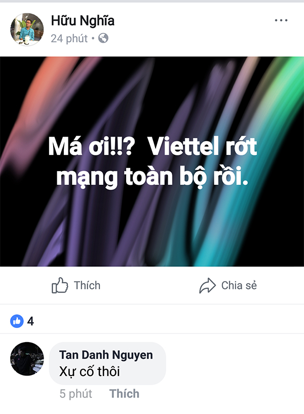 viettel rớt mạng