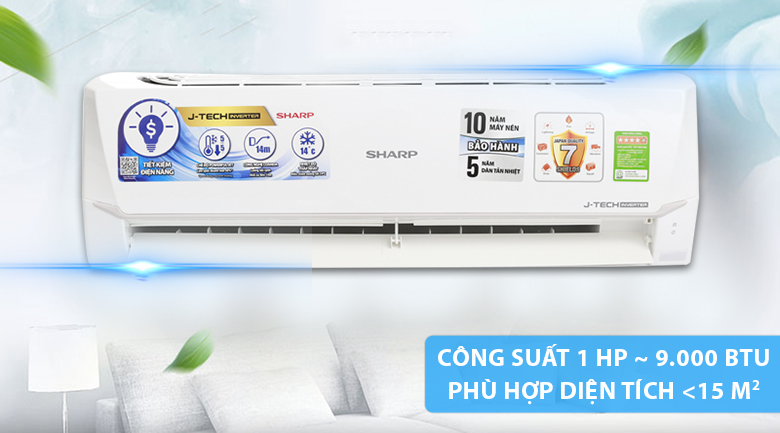 Máy lạnh Sharp truongptdtntthptdienbiendong.edu.vner 1 HP AH-X9XEW 