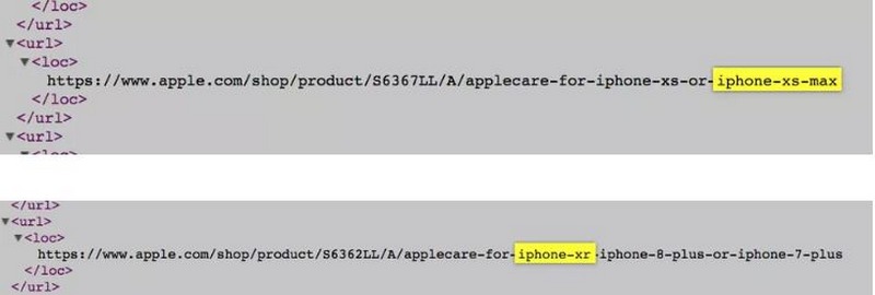 Apple để lộ tên gọi chính thức của bộ 3 iPhone 2018