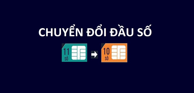 Lộ trình chuyển sim 11 số thành 10 số các nhà mạng Vietel, Mobi, Vina