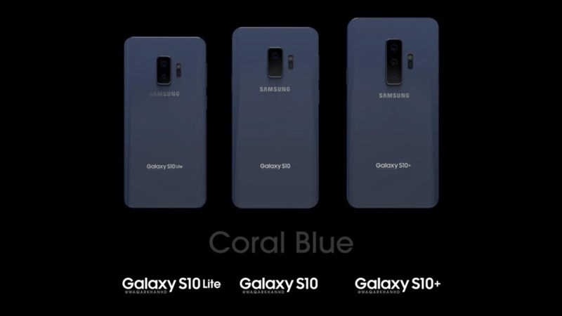 Galaxy S10 sẽ có 3 phiên bản, một trong số đó trang bị 3 camera mặt sau