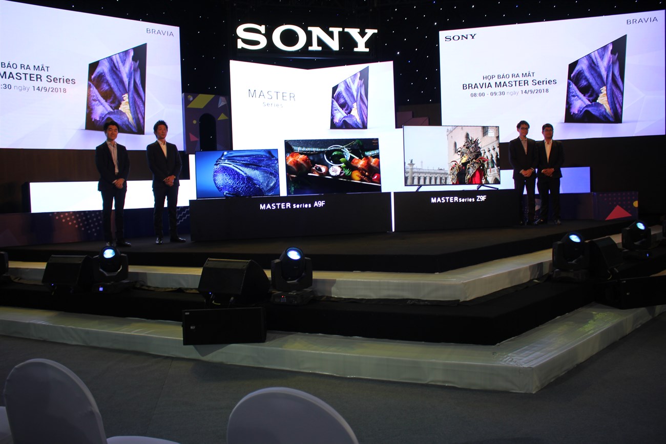 bộ đôi Sony tivi BRAVIA MASTER Series A9F và Z9F chính thức có mặt ở Việt Nam