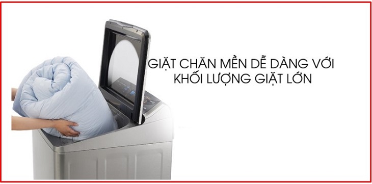 Máy giặt có khối lượng trên 10kg là sự lựa chọn hoàn hảo cho việc giặt chăn mền nhà bạn