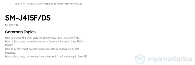 Galaxy J4 Plus xuất hiện trên trang hỗ trợ chính thức của Samsung Galaxy J4 Plus xuất hiện trên trang hỗ trợ chính thức của Samsung