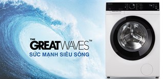 Công nghệ GREATWAVES trên máy giặt lồng ngang Toshiba
