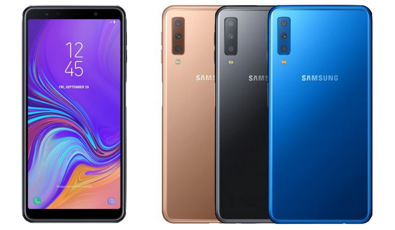 Galaxy A7 2018 trình làng: Smartphone đầu tiên của Samsung có 3 camera mặt sau