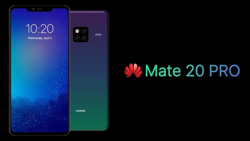 Huawei Mate 20 Pro lộ ảnh thực tế với màn hình cong đẹp mắt