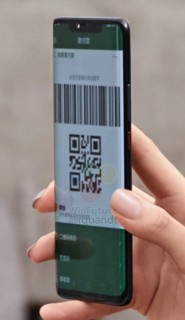 Huawei Mate 20 Pro lộ ảnh thực tế với màn hình cong đẹp mắt