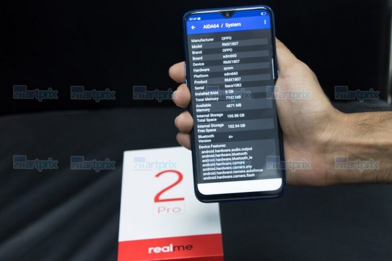 Realme 2 Pro lộ ảnh thực tế, xác nhận có RAM 8GB, ROM 128GB