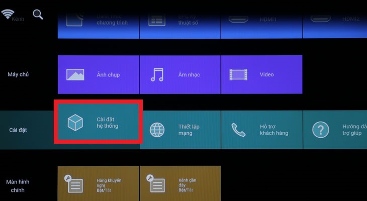 Cách cập nhật phần mềm tự động trên smart tivi sony mới nhất