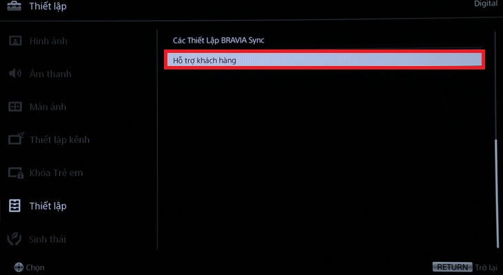 Cách cập nhật phần mềm tự động trên smart tivi sony mới nhất