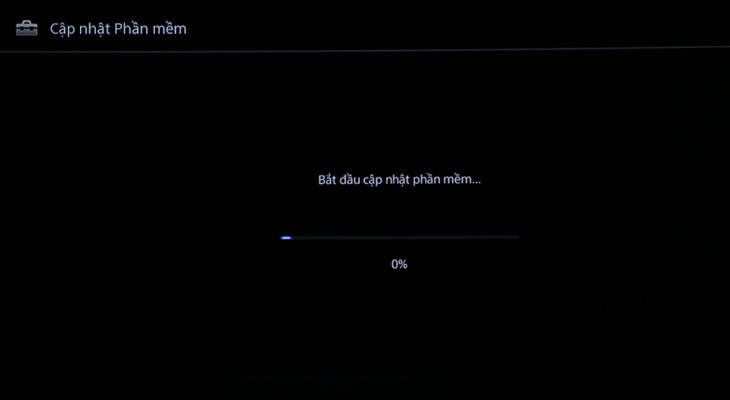 Cách cập nhật phần mềm tự động trên smart tivi sony mới nhất
