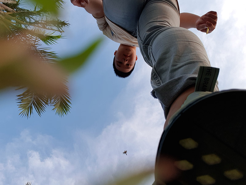 Selfie bằng S Pen của Galaxy Note 9