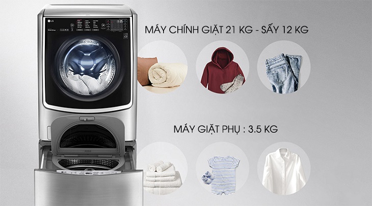 Lợi ích của máy giặt LG TWINWash