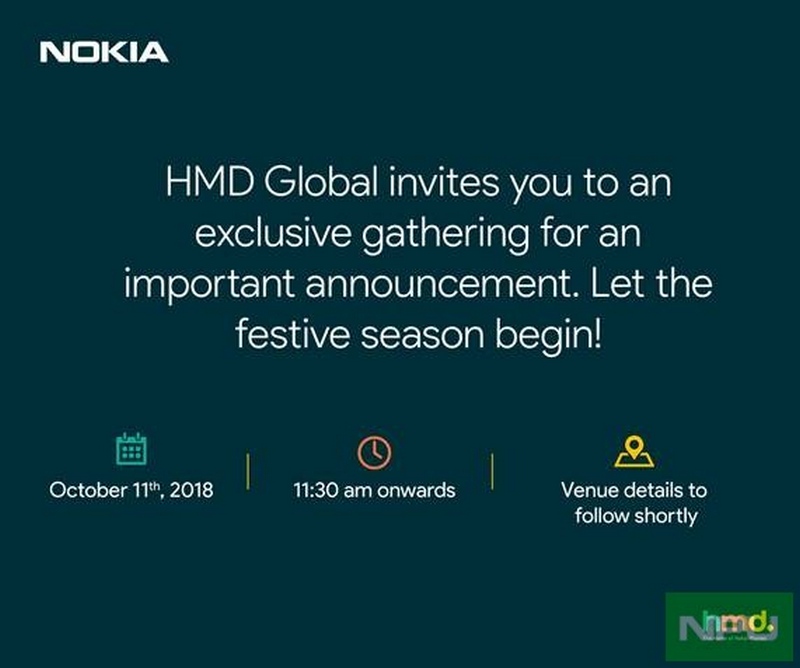 HMD gửi lời mời sự kiện ra mắt smartphone Nokia mới vào ngày 11/10