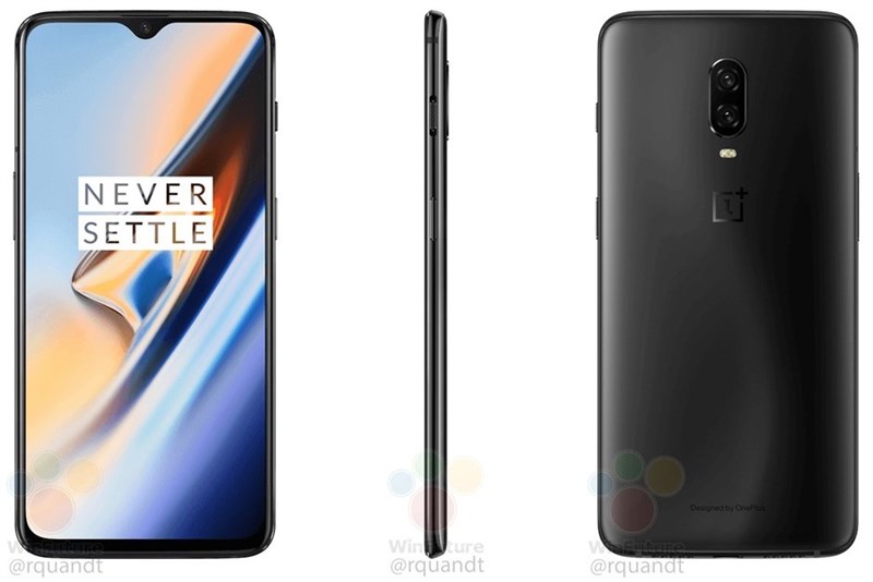OnePlus 6T lộ ảnh báo chí sắc nét với màn hình giọt nước, vân tay siêu âm