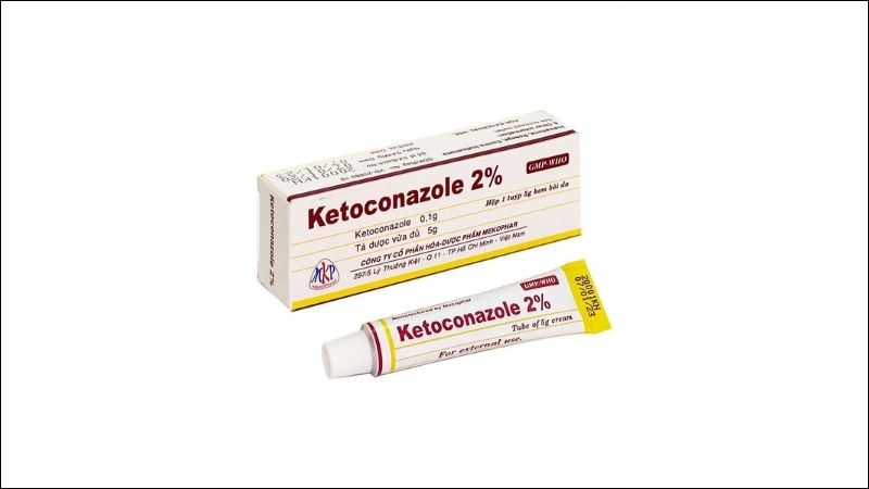 Sử dụng thuốc có thành phần ketoconazole có tác dụng kháng nấm hiệu quả