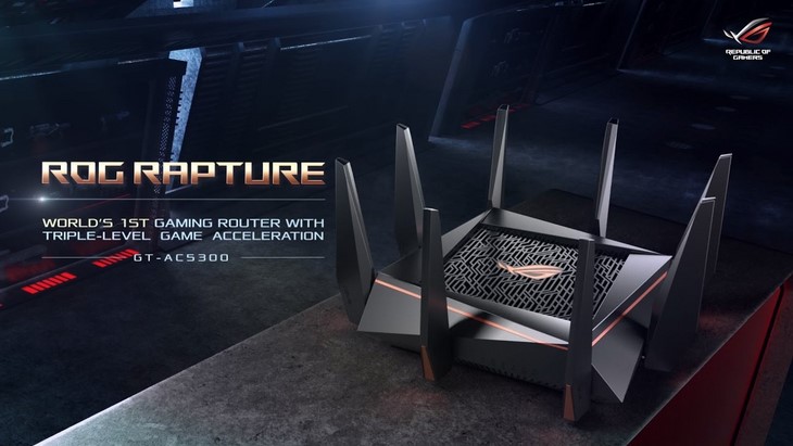 ASUS chính thức bán ra ROG RAPTURE Wi-Fi router dành cho game thủ