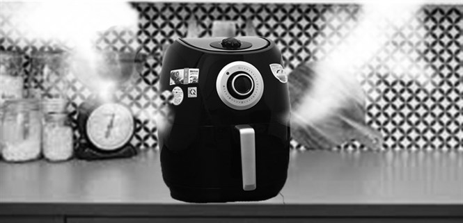 Nồi chiên không dầu bốc khói. Nguyên nhân và cách khắc phục