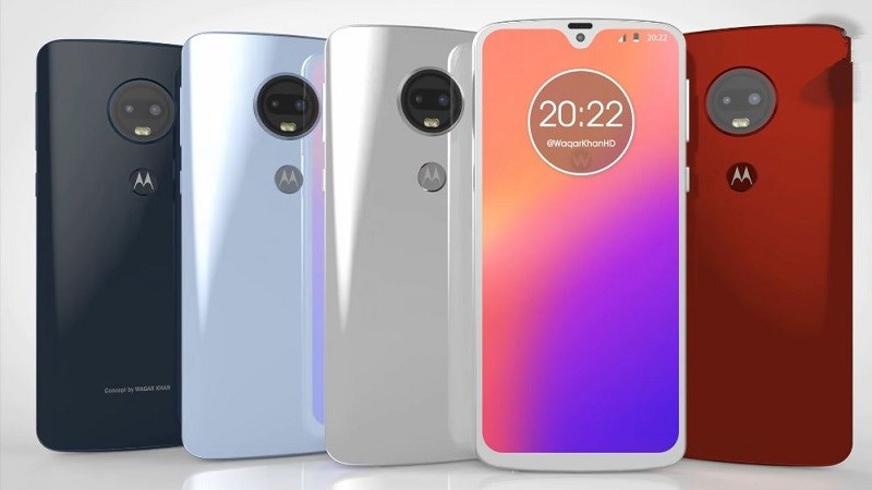 Ảnh render về Moto G7