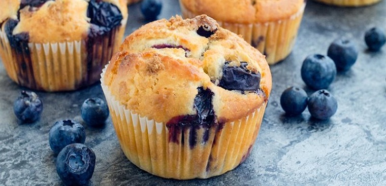 Bánh muffin việt quất sữa chua