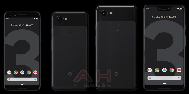 Google Pixel 3 và Pixel 3 XL phiên bản màu đen Google Pixel 3 và Pixel 3 XL phiên bản màu đen