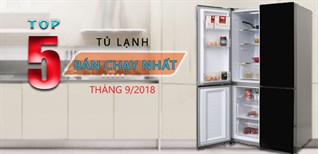 Top 5 tủ lạnh bán chạy nhất quý III - 2018 tại Kinh Nghiệm Hay