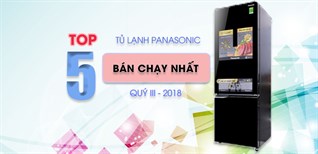 Top 5 tủ lạnh Panasonic bán chạy nhất quý III-2018 tại Kinh Nghiệm Hay