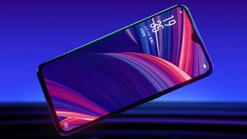 Lộ ảnh thực tế OPPO K1 với màn hình tai thỏ hình giọt nước