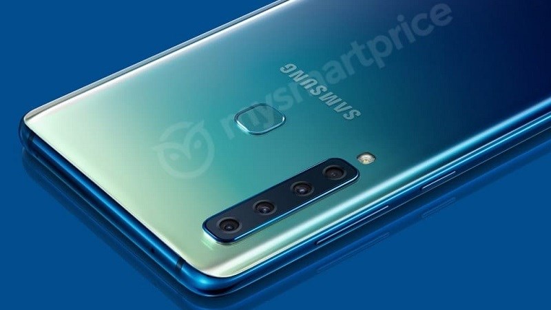 Galaxy A9 (2018) lộ ảnh render chính thức xác nhận mặt sau có 4 camera