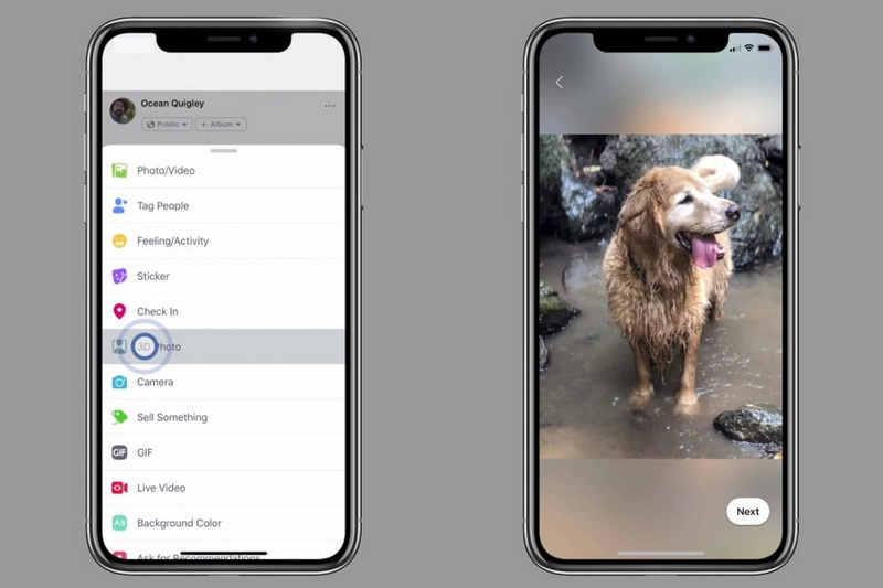 Facebook sẽ cho phép bạn đăng ảnh 3D trong News Feed