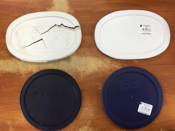 Khi nào cần thay mới hộp đựng thực phẩm > Nắp hộp bị mất hay nứt, vỡ