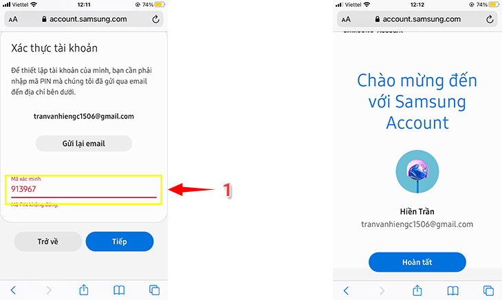 cách tạo tài khoản Samsung Account trên Smart Tivi Samsung 4