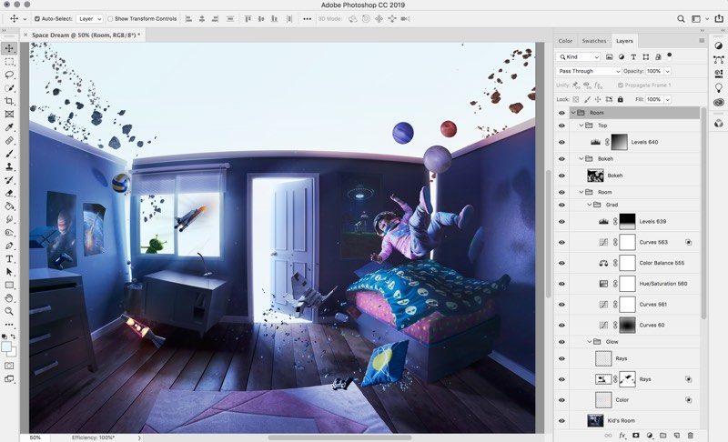 2019, Adobe sẽ mang phiên bản đầy đủ của Photoshop CC lên iPad
