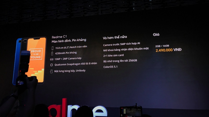 Cấu hình Realme C1