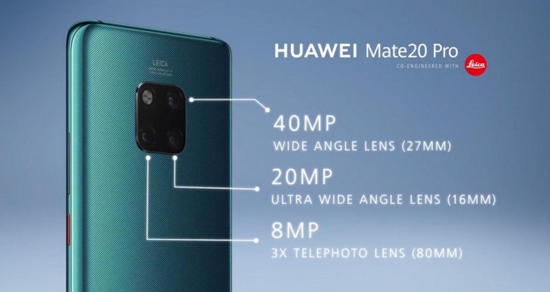 Mate 20 và Mate 20 Pro ra mắt: 3 camera zoom 5x, sạc siêu nhanh, vân tay dưới màn hình