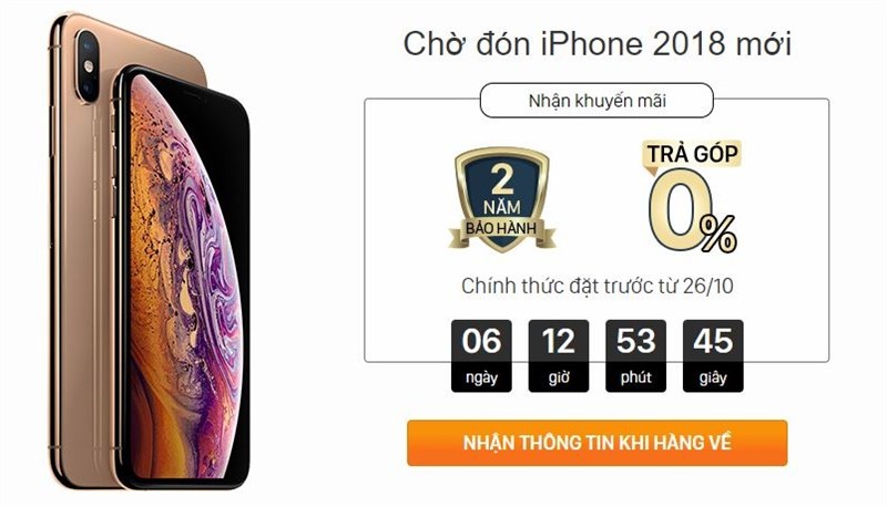 iPhone XR, Xs, Xs Max có giá bán dự kiến, ngày đặt hàng tại Thế Giới Di Động iPhone XR, Xs, Xs Max có giá bán dự kiến, ngày đặt hàng tại Thế Giới Di Động